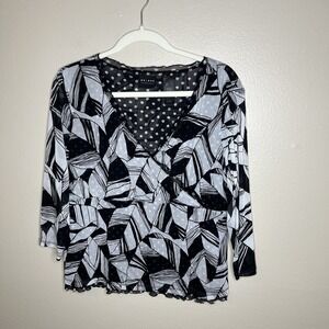 y2k babydoll top Mesh Sheer Abstract Polkadot Whimsigoth Twee Grunge L Goth Fest